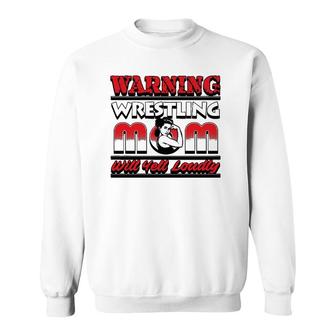 Funny Wrestling Mom Gift Women Sweatshirt | Mazezy