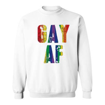Gay Af Sweatshirt | Mazezy