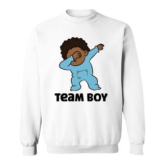 Gender Reveal Baby Shower Team Boy Sweatshirt | Mazezy CA