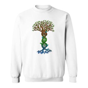 Genetics Tree Genetic Counselor Or Medical Specialist Sweatshirt | Mazezy