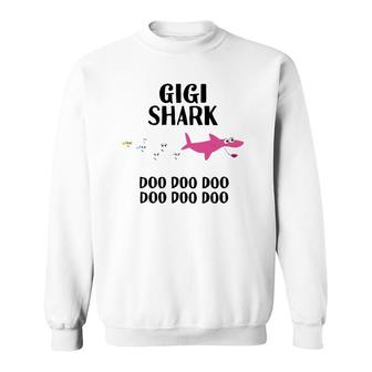 Gigi Shark Doo Doo For Grandma Women Mother's Day Sweatshirt | Mazezy