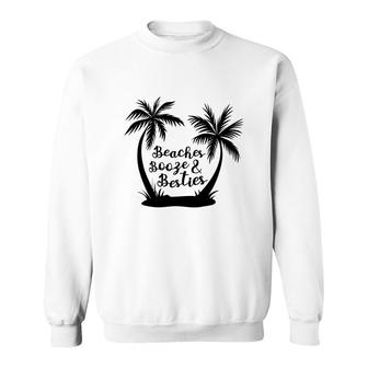 Girls Trip Beaches Booze And Besties Sweatshirt - Thegiftio UK