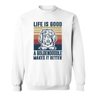 Goldendoodle Gifts For Women Men Dog Dad Mom Goldendoodle Sweatshirt | Mazezy
