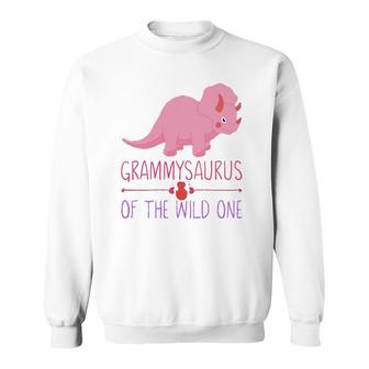 Grammy Saurus T Rex Grandma Dinosaur Grammysaurus With Baby Sweatshirt | Mazezy