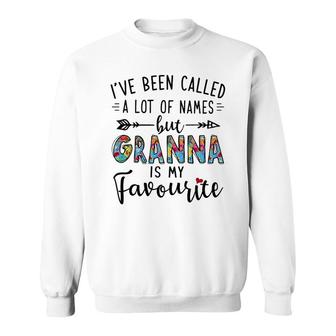 Granna Is My Favourite Name Sweatshirt | Mazezy