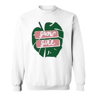 Grow Girl Plant Lovers Sweatshirt | Mazezy