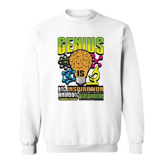 Growth Mindset Cute Teacher Super Genius Gift Sweatshirt | Mazezy