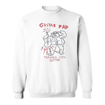 Guitar Dad Sweatshirt | Mazezy