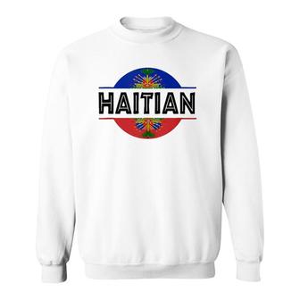 Haitian Flag Haiti Coat Of Arm Haiti Day Pride Sweatshirt | Mazezy