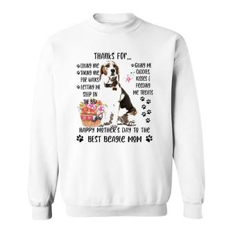 Happy Mother's Day 2021 Beagle Mom Dog Lover Sweatshirt