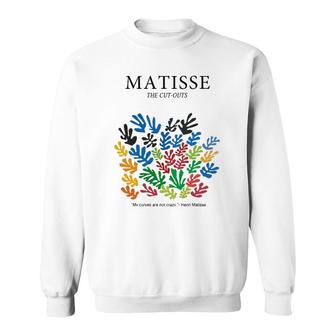 Henri Matisse Cut Outs Artwork Sweatshirt | Mazezy