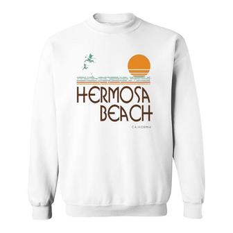Hermosa Beach California Surf Light Sweatshirt | Mazezy