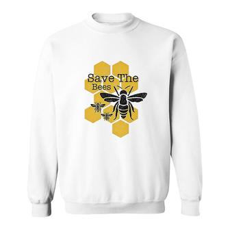 Honeycomb Save The Bees Sweatshirt | Mazezy AU