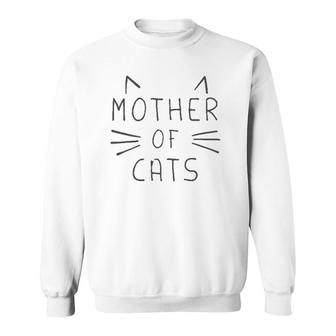 Hybrid Mother Of Cats Sweatshirt | Mazezy