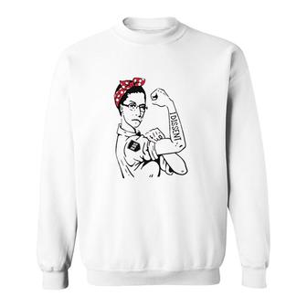 I Dissent Rbg Notorious Rbg Sweatshirt | Mazezy