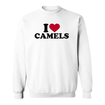 I Love Camels Men Women Gift Sweatshirt | Mazezy