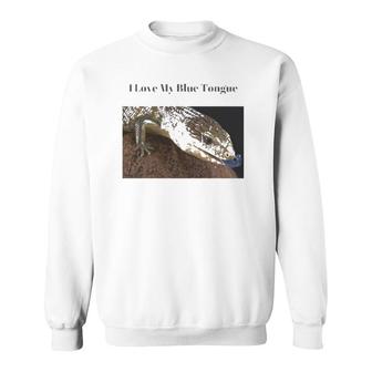 I Love My Blue Tongue Skink Sweatshirt | Mazezy UK