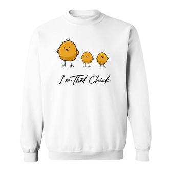 I'm That Chick Women's Funny Mom Mother's Day Sweatshirt | Mazezy