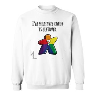 I'm Whatever Color Meeple Board Games Sweatshirt | Mazezy