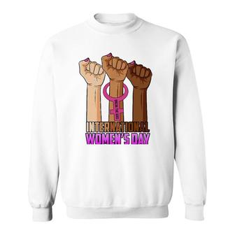 International Women's Day 2022 Break The Bias 8 March Gifts Sweatshirt | Mazezy DE