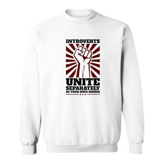 Introverts Unite Sweatshirt | Mazezy