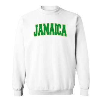 Jamaica Flag National Country Caribbean Vacation Souvenir Sweatshirt | Mazezy