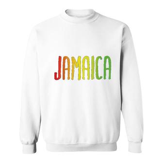 Jamaica Love Peace Caribbean Sweatshirt | Mazezy