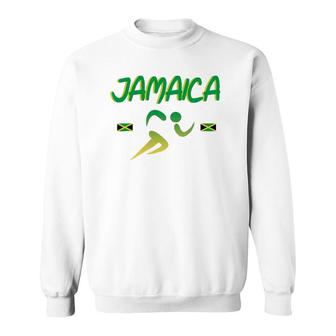 Jamaica Pride Track And Field Running Souvenir Sweatshirt | Mazezy