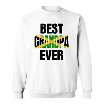 Jamaican Grandpa Dad Uncle Birthday Jamaica Flag Gift Sweatshirt | Mazezy