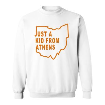 Just A Kid From Athens Ohio Cincinnati Joe Brr Tee Sweatshirt | Mazezy DE
