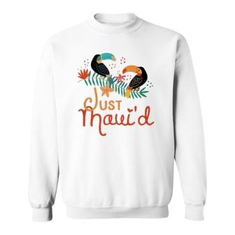 Just Maui'd Maui Wedding Honeymoon Tank Top Sweatshirt | Mazezy