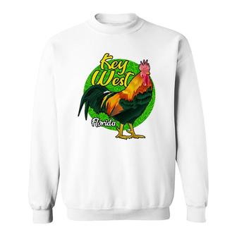 Key West Florida Keys Rooster Vacation Cruise Souvenir Gift Sweatshirt | Mazezy