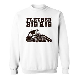 Kids Trucker Tractor Trailer Graphic Art Drivers Needed Sweatshirt | Mazezy