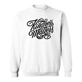 Kindness Matters V-Neck Sweatshirt | Mazezy DE