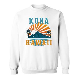 Kona Hawaii Sunset Beach Ocean Sweatshirt | Mazezy
