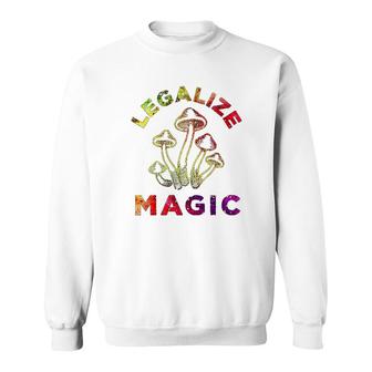 Legalize Magic Hippie Tie Dye Sweatshirt | Mazezy