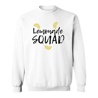 Lemonade Squad Summer Beach Mix Drink Lovers Sweatshirt | Mazezy