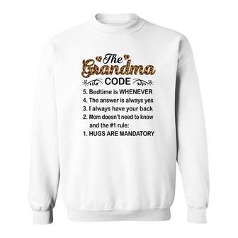Leopard The Grandma Code Sweatshirt | Mazezy