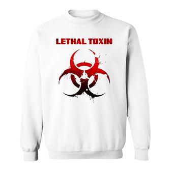 Lethal Toxin Biohazard Symbol Sweatshirt | Mazezy