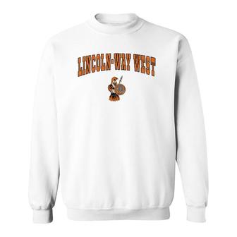 Lincoln-Way West High School Warriors C2 Ver2 Sweatshirt | Mazezy