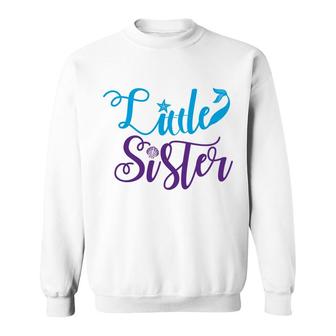Little Sister Mermaid Matching Family Sweatshirt - Thegiftio UK