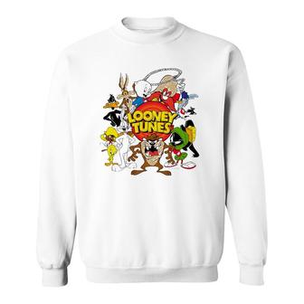 Looney Toons Character Group Bugs Rabbit Sweatshirt | Mazezy