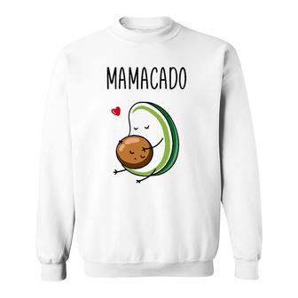 Mamacado Avocado Pregnant Mom Pregnancy Avo Sweatshirt | Mazezy