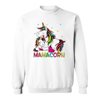Mamacorn Mother's Day Unicorn Mom Mommycorn Women Sweatshirt | Mazezy