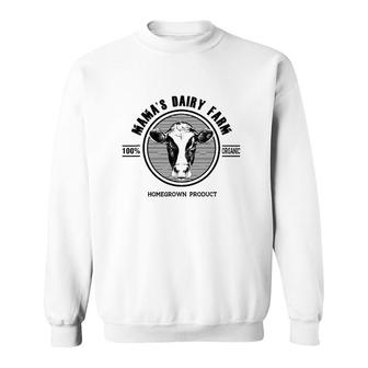 Mamas Dairy Farm Cow Farmer Ts Sweatshirt | Mazezy