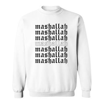 Mashallah Aesthetic Soft Grunge Goth Egirl Eboy Sweatshirt | Mazezy