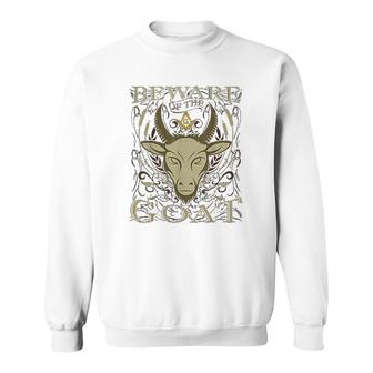Masonic Beware Of The Goat Funny Sweatshirt | Mazezy