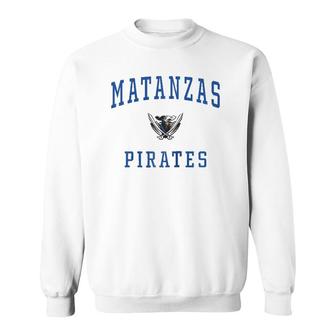 Matanzas High School Pirates Raglan Baseball Tee Sweatshirt | Mazezy
