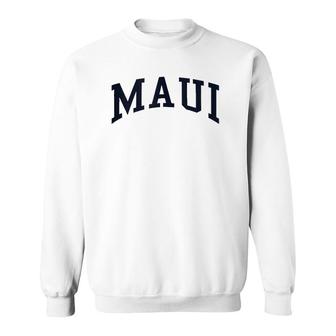 Maui Hawaii Vintage Style Travel Gift Tank Top Sweatshirt | Mazezy