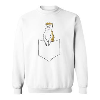 Meerkat In The Pocket Cuet Pocket Meerkat Sweatshirt
